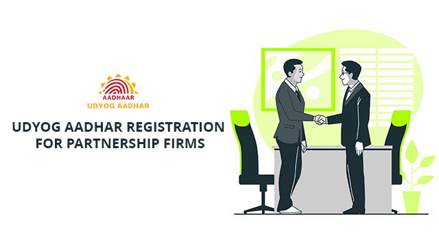 udyog aadhar for partnership firm